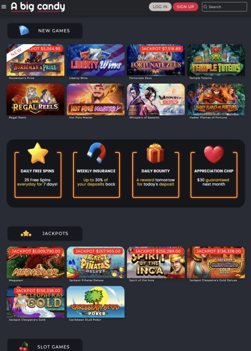 Sweet candy slots library A Big Candy Casino